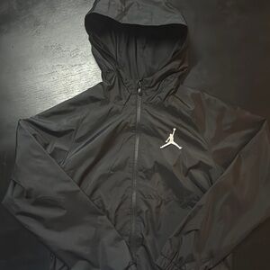 Jordan Black Windbreaker Jacket size L